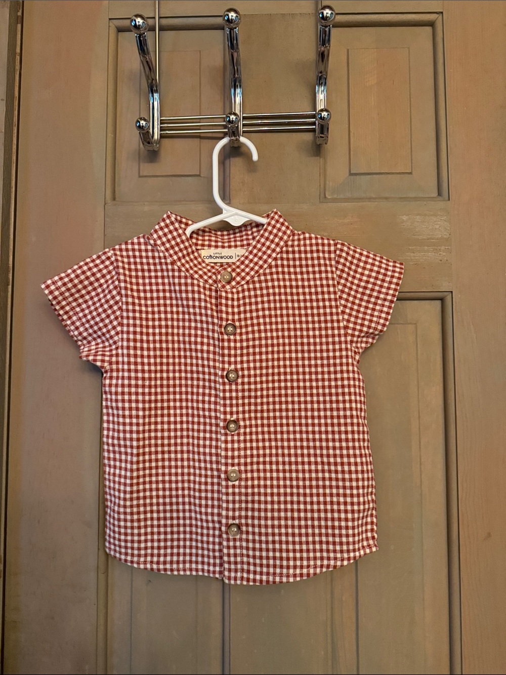 Little Cottonwood Red Gingham Birk Shirt